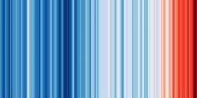 Warming Stripes: l’emergenza climatica spiegata in un’immagine